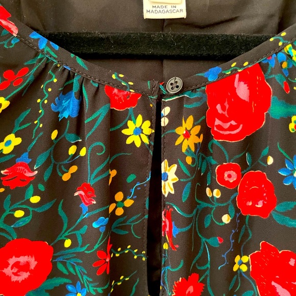 J.Crew Floral Flutter Sleeve Dress - Picture 7 of 8